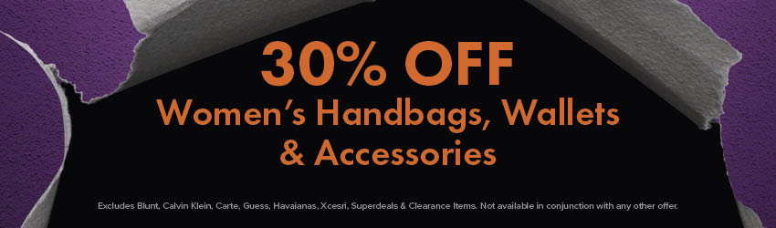 30% OFF Womens Handbags, wallets & Accessories