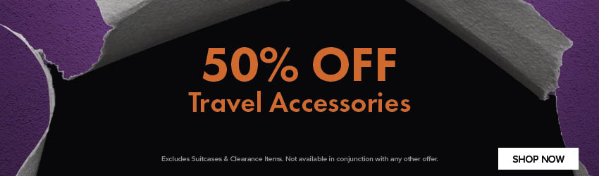 50% OFF Travel Accessories