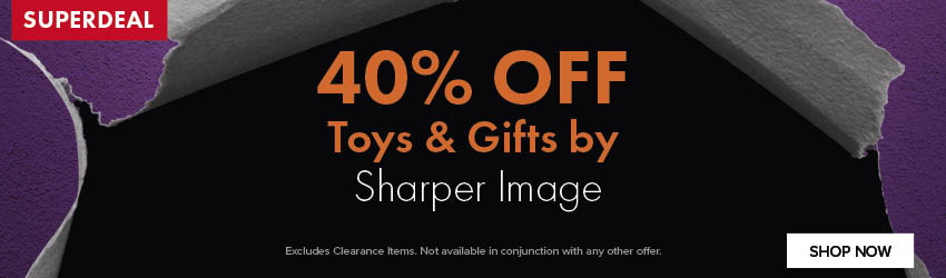 40% OFF Sharper Image