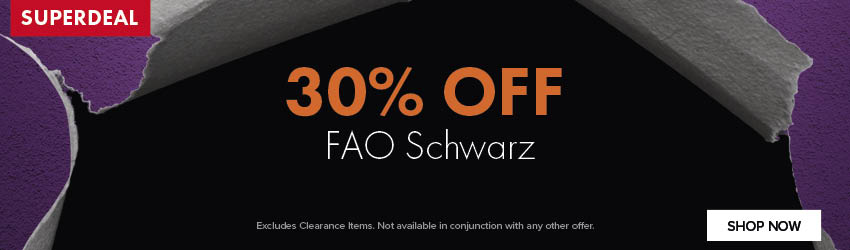 30% OFF FAO Schwarz