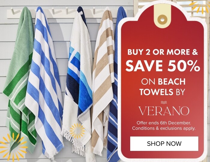 Buy 2 or more & Save 50% on Beach Towels by Verano