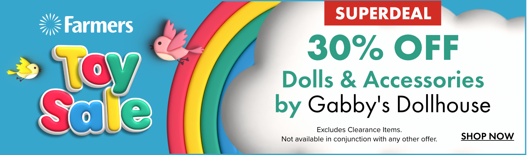 30% OFF Dolls & Accessories by Gabby's Dollhouse