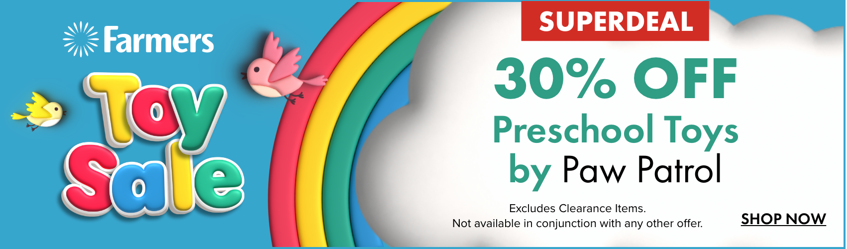 30% OFF Preschool Toys by Paw Patrol