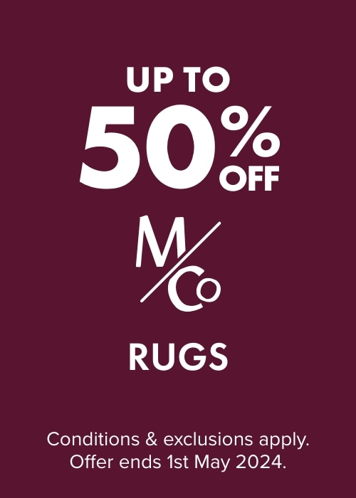 UP TO 50% OFF M&Co Rugs 
