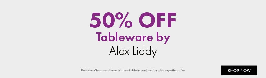 50% OFF Tableware by Alex Liddy