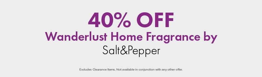 40% OFF Wanderlust Home Fragrance by Salt&Pepper