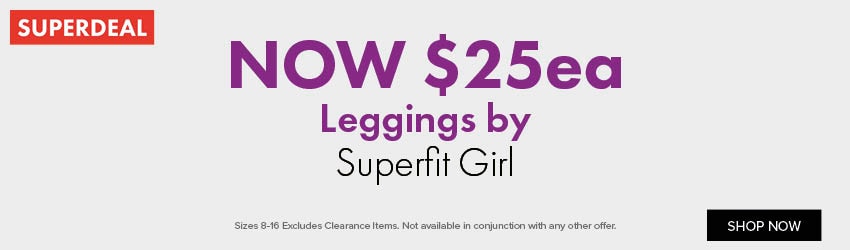 NOW $25ea Leggings by Superfit Girl 