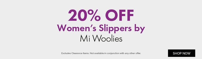 20% OFF Women’s Slipper by Mi Woolies