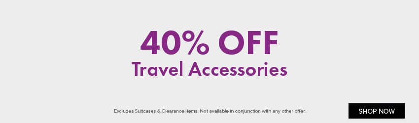 40% OFF Travel Accessories
