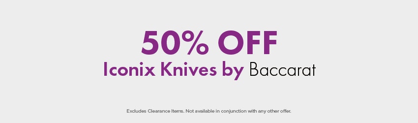 50% OFF Iconix Knives by Baccarat