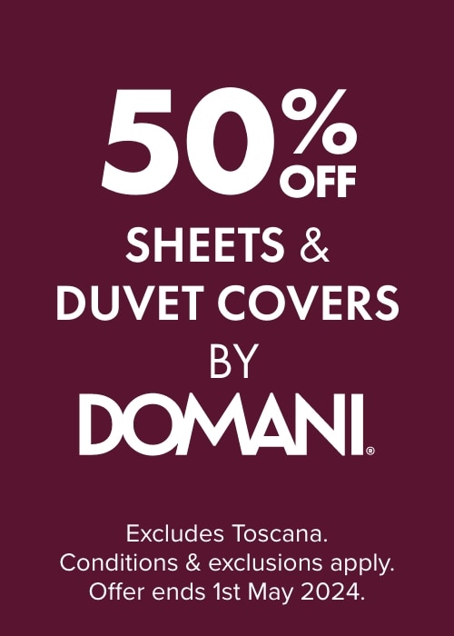 50% OFF Sheets & Duvet Covers by Domani
