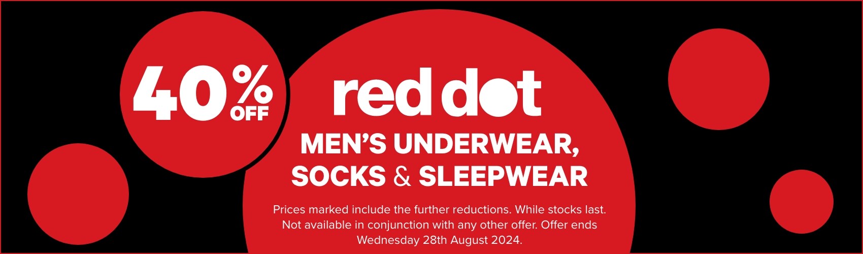 Men’s Clothing, Sleepwear & Underwear Red Dot Farmers