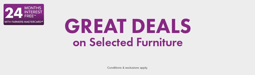 GREAT DEALS on Selected Furniture