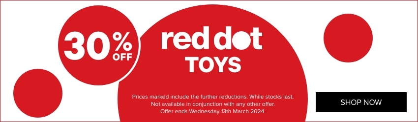 30% OFF Red Dot Toys
