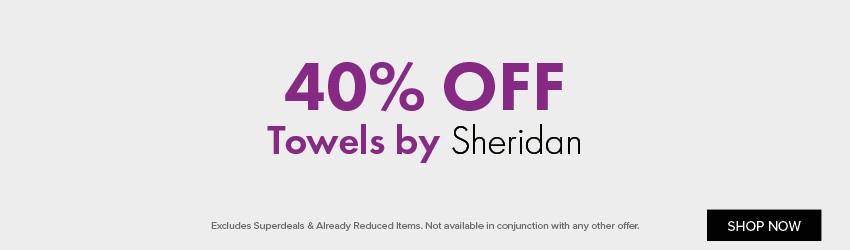 40% OFF Towels by Sheridan