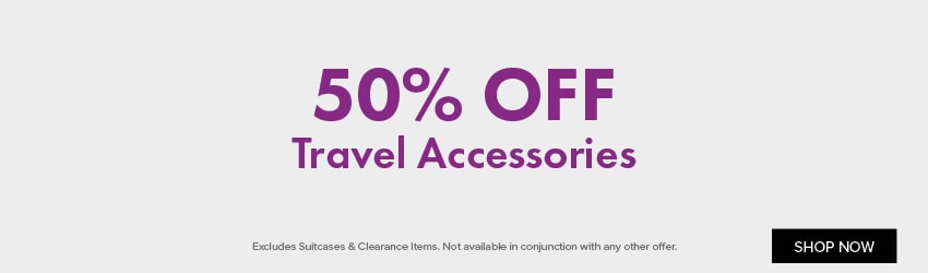 50% OFF Travel Accessories