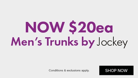 NOW $20ea Men's Trunks by Jockey