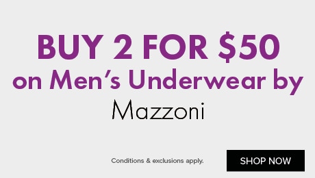 Buy 2 For $50 Men's Underwear by Mazzoni
