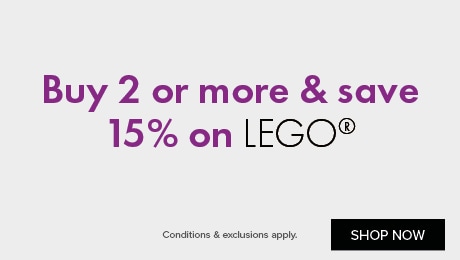 Buy 2 or more & save 15% on LEGO