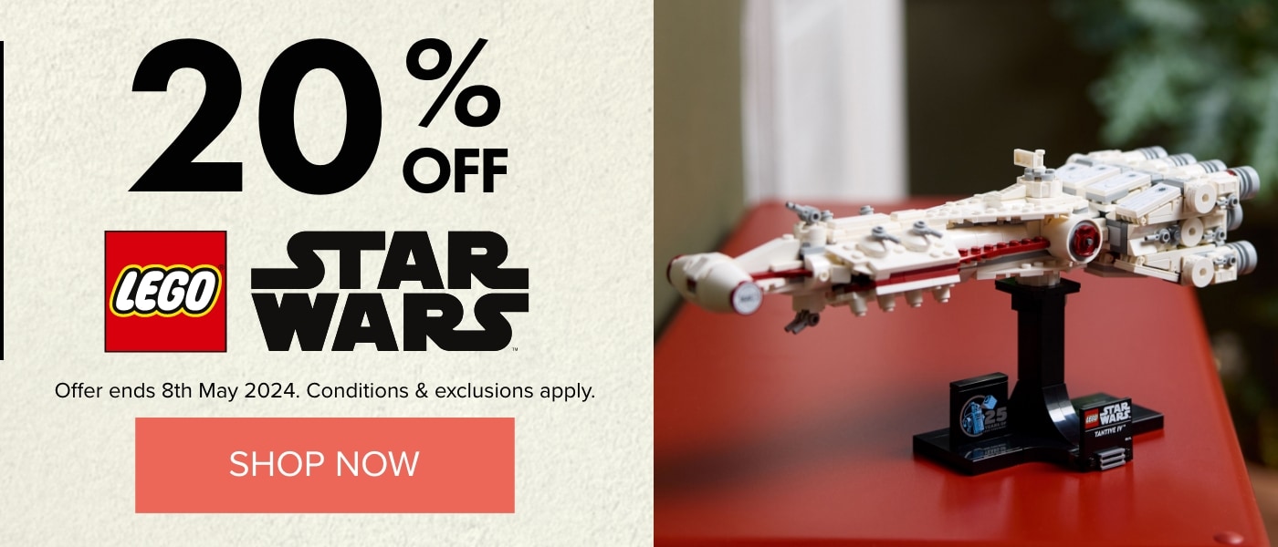20% OFF LEGO STAR WARS 