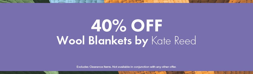 40% OFF Wool Blankets by Kate Reed