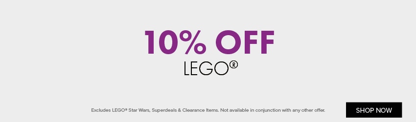 10% OFF LEGO®
