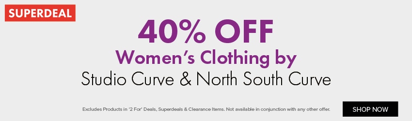  40% OFF Women's Clothing by Studio Curve & North South Merino Curve