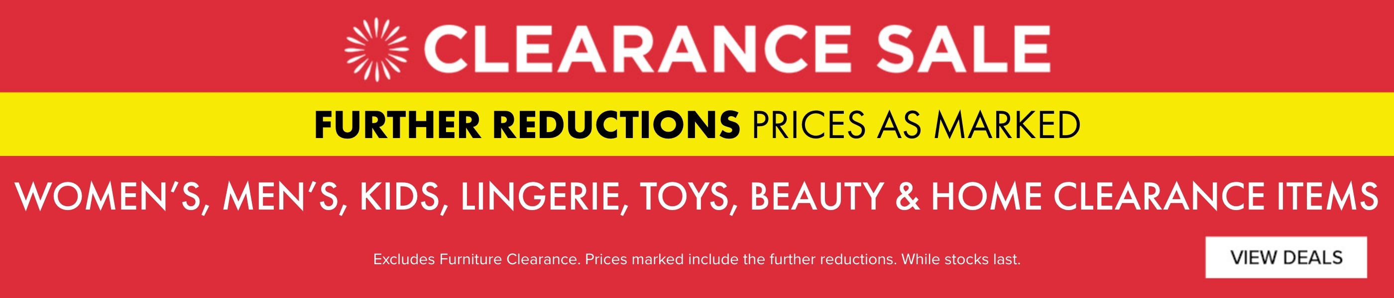 Further reductions on Clearance