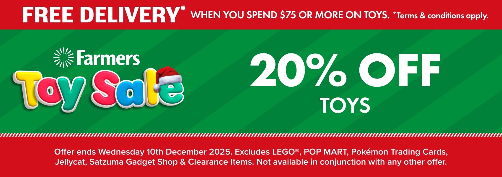 20% OFF Toys