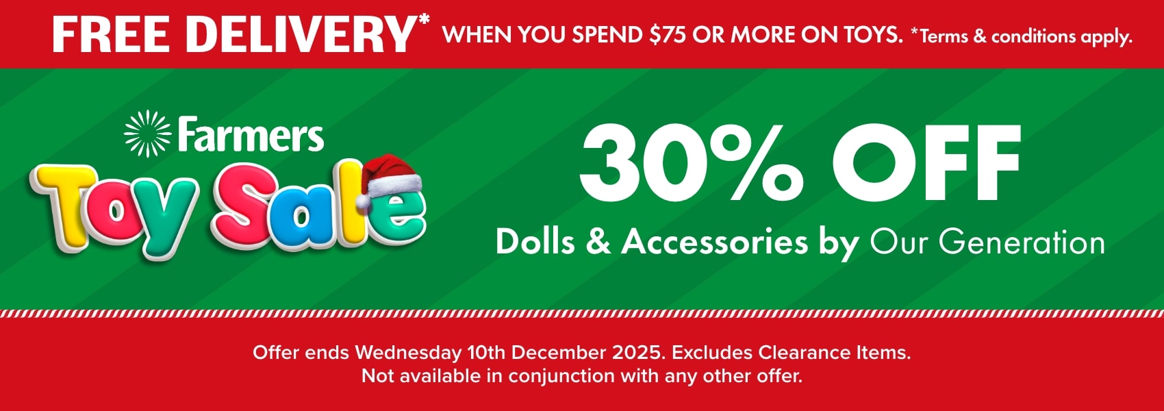 30% OFF Dolls & Accessories By Our Generation