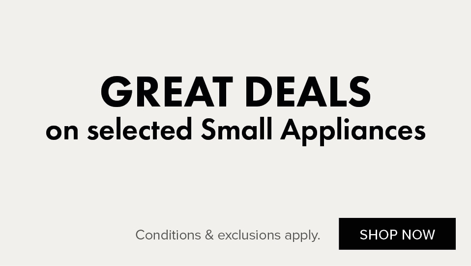 GREAT DEALS on Selected Small Appliances