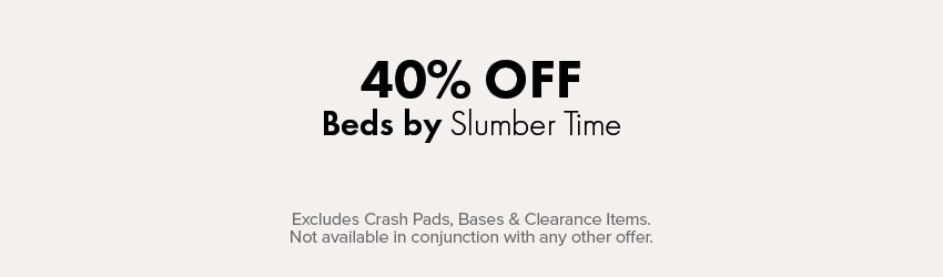 40% OFF Beds by Slumber Time