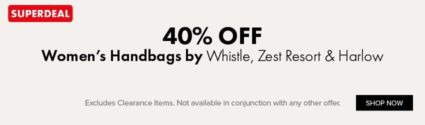 40% OFF Women&rsquo;s Handbags by Whistle, Zest Resort & Harlow