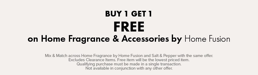 BUY 1 GET 1 FREE on Home Fragrance & Accessories by Home Fusion