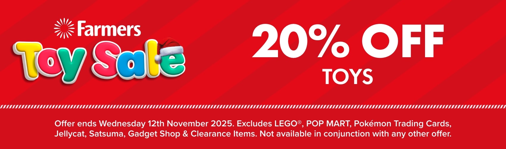 20% OFF Toys