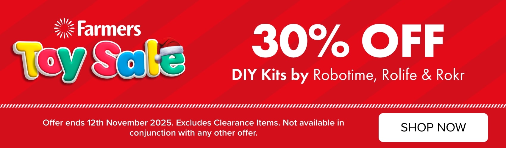30% OFF DIY Kits by Robotime, Rolife & Rokr