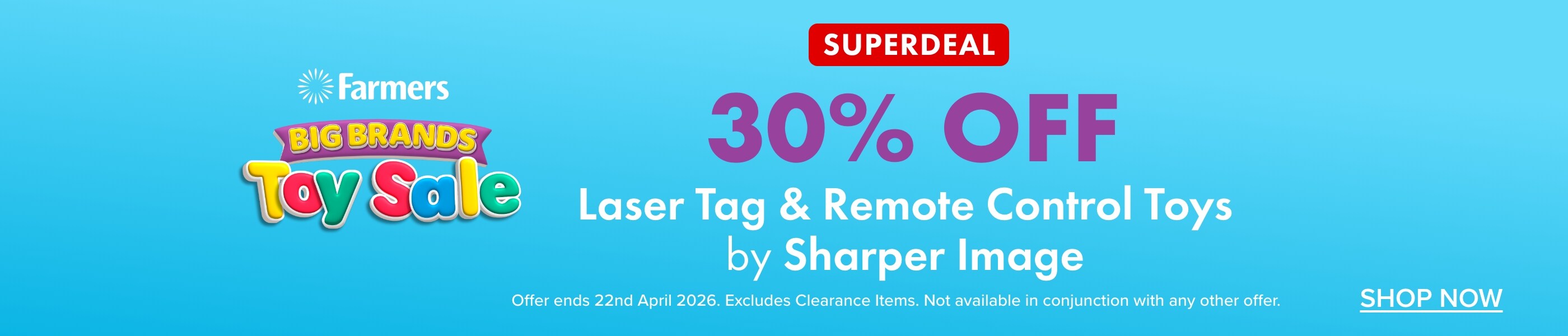 30% OFF Laser Tag & Remote Control Toys by Sharper Image