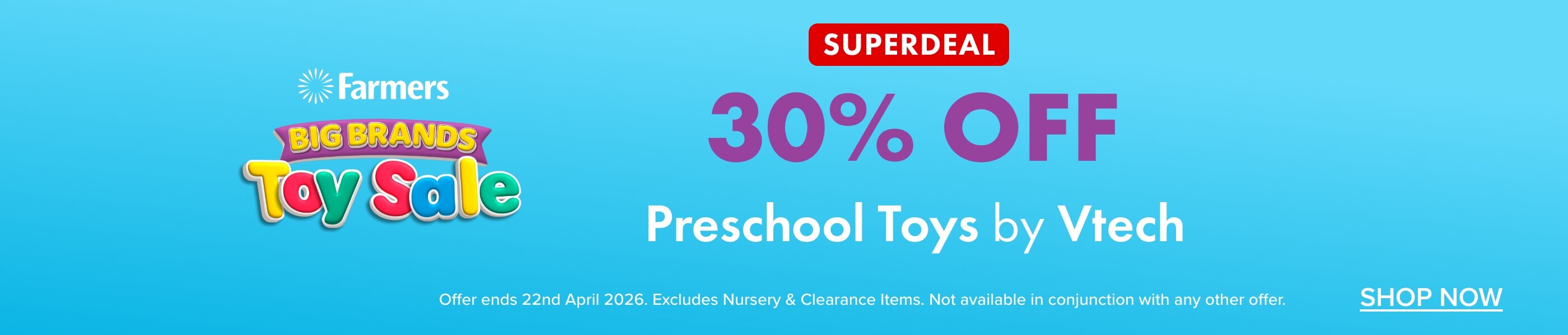 30% OFF Vtech Toys