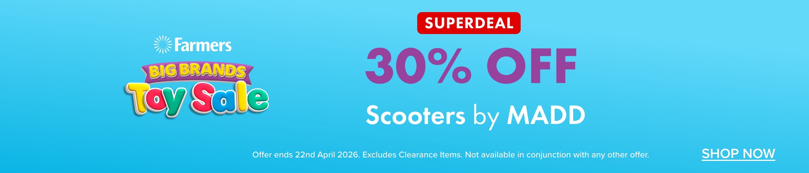 30% OFF Scooters by MADD
