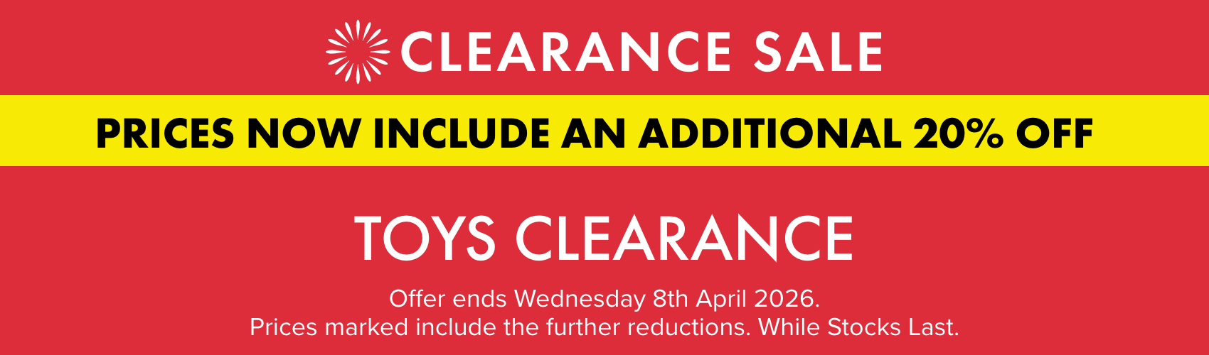 Toys Clearance Additional 20%  OFF 