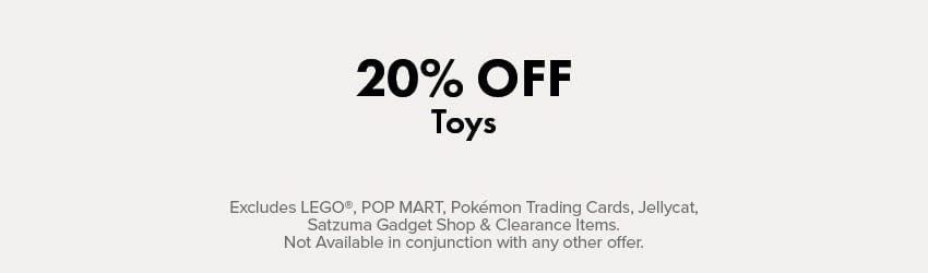 20% OFF Toys 