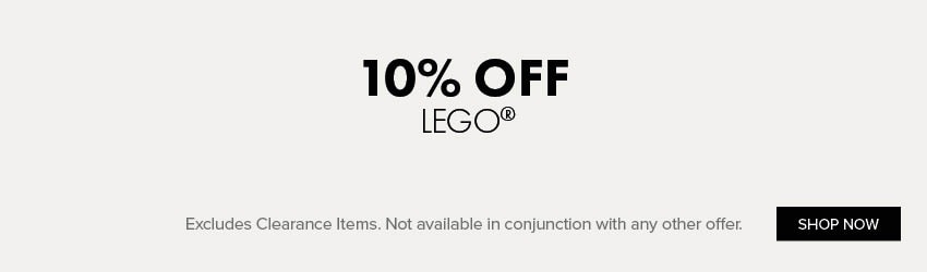 10% OFF LEGO&reg;