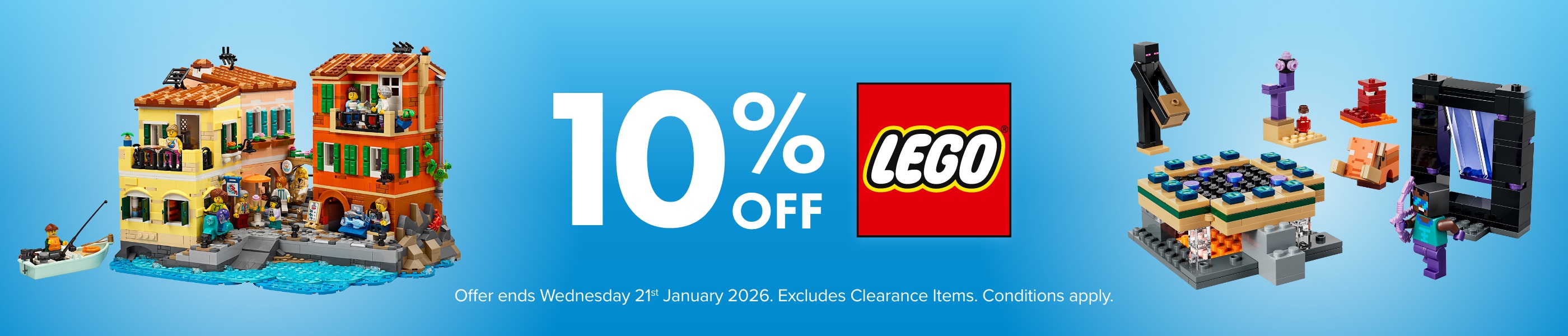 10% OFF LEGO&reg;