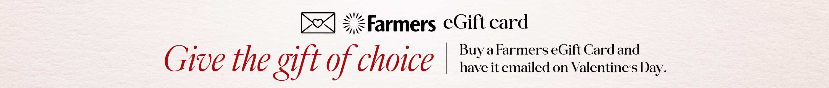 Farmers e-gift card 