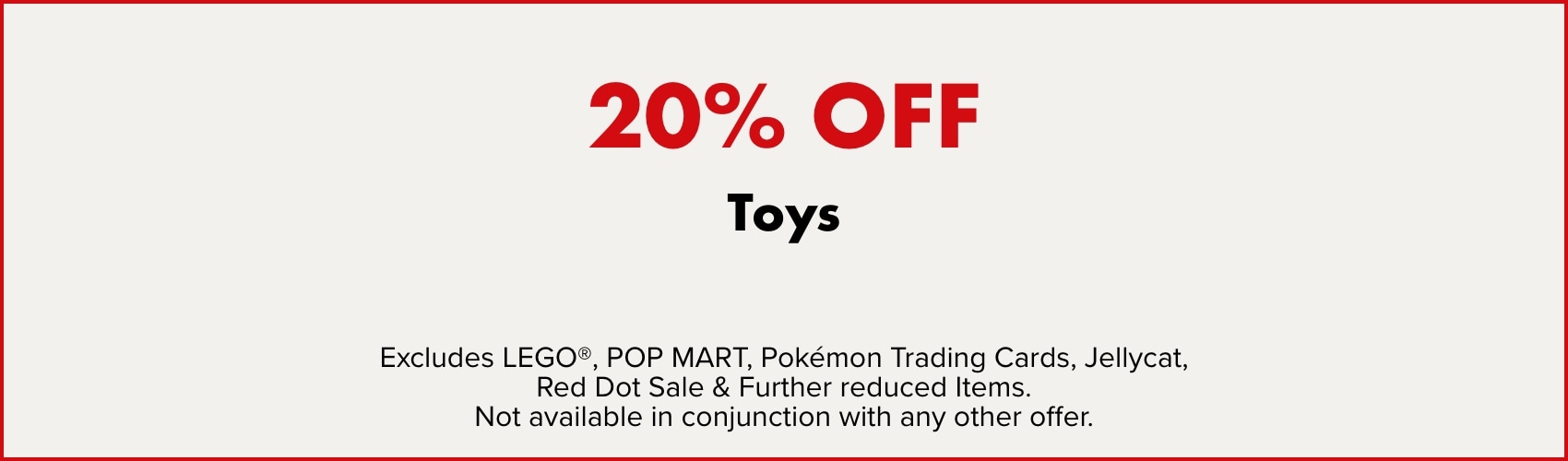 20% OFF Toys
