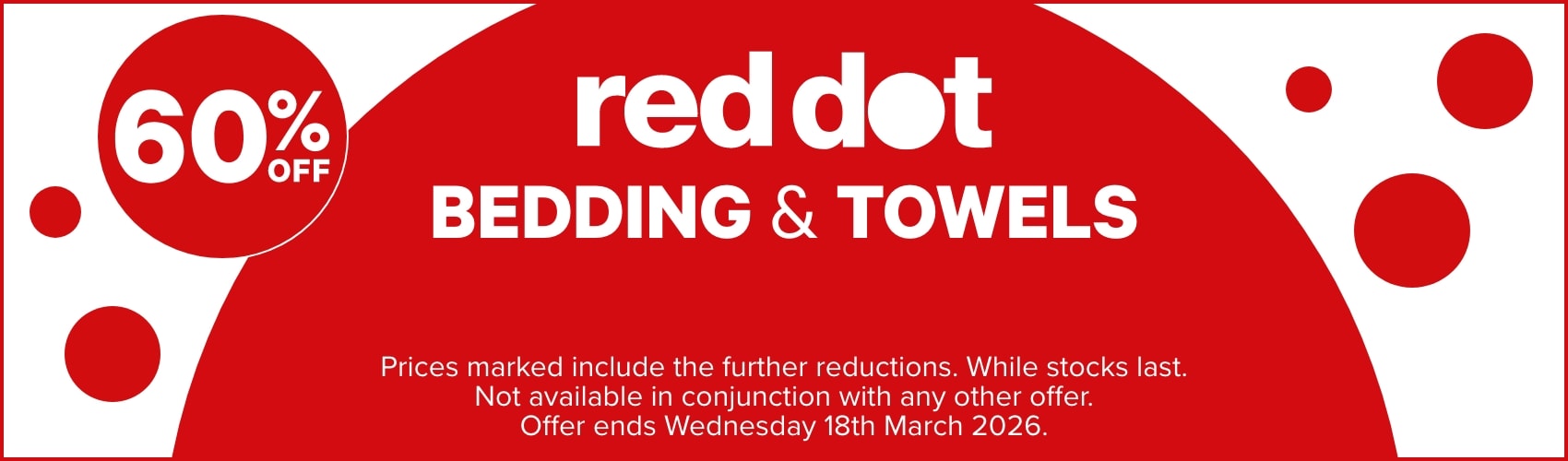 60% OFF Red Dot Bedding & Towels