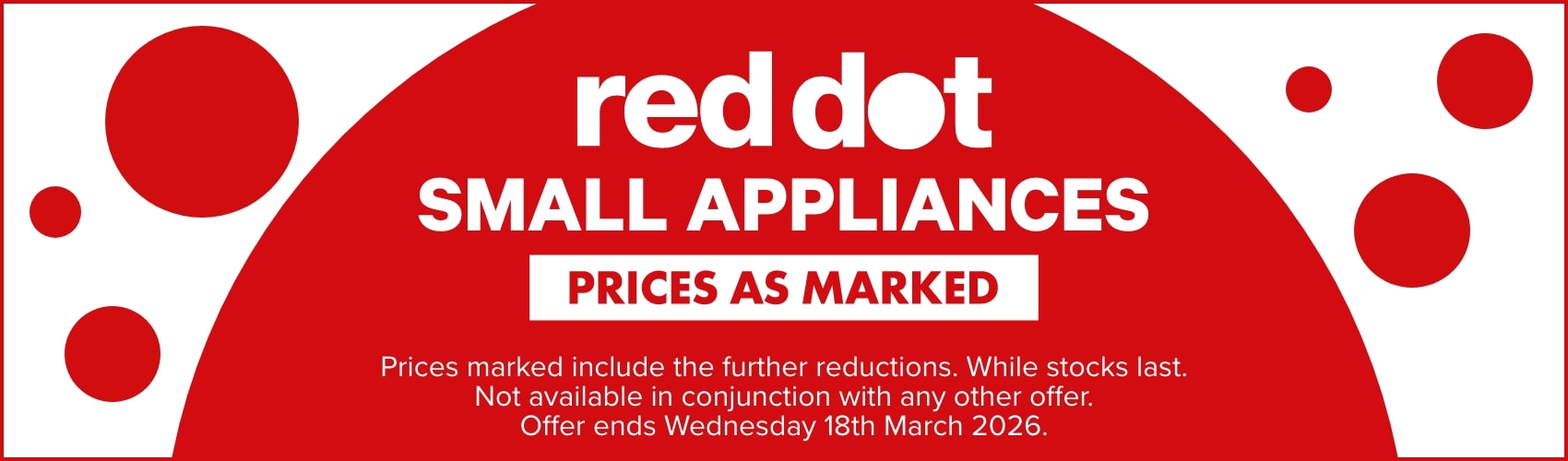 Red Dot Small Appliances Prices As Marked