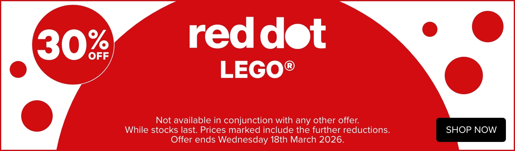 30% OFF Red Dot LEGO&reg;