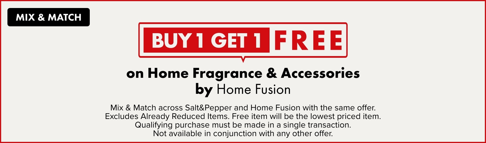 BUY 1 GET 1 FREE on Home Fragrance & Accessories by Home Fusion