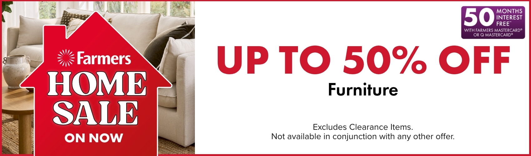 UP TO 50% OFF Furniture